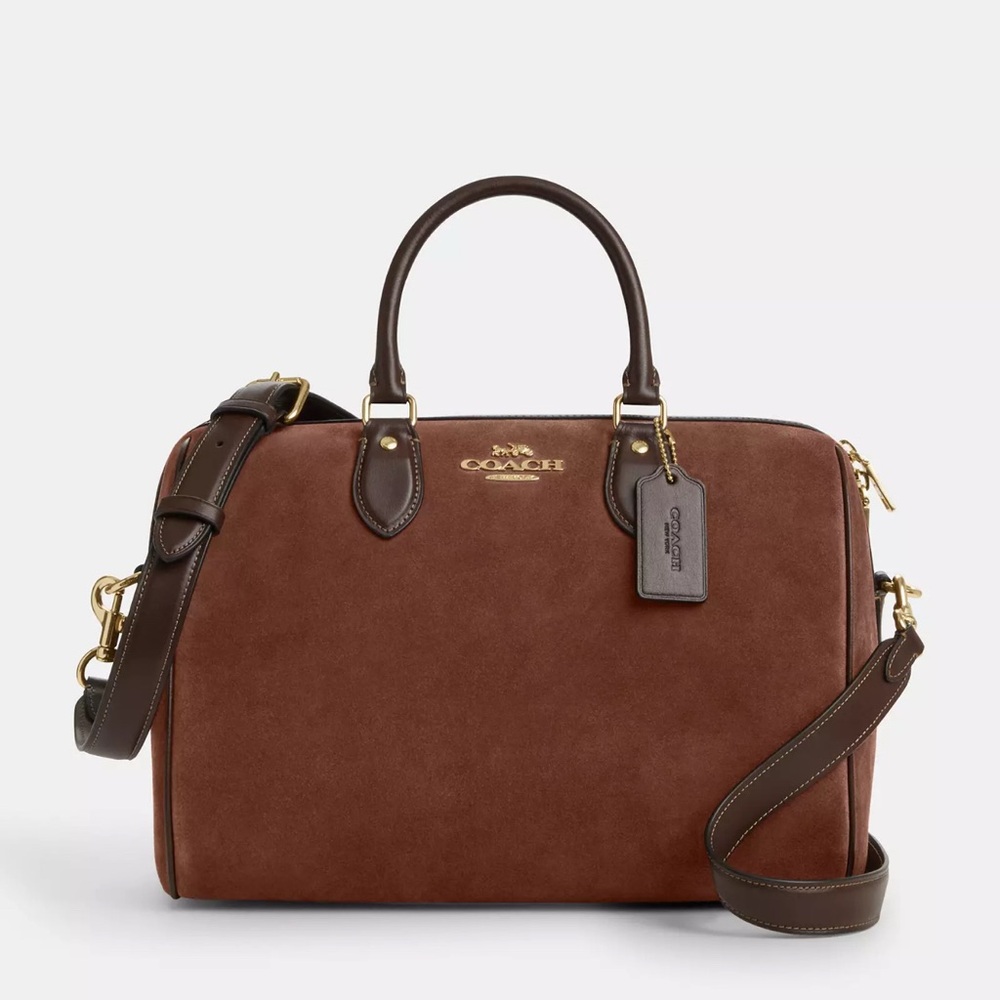 Coach Large Rowan Suede SOLD